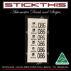 Wire Harness Label - VL Engine Loom RB30e LF1 92034086