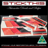 Chrysler CL Valiant Drifter Panelvan Stripes - Orange, Red, Black