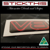 VN V8 5.7 Turbocharged Boot Badge