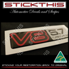 VN V8 5.7 Turbocharged Boot Badge