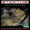 VS GTS-R - Cloth Seat Door Trim Material Interior GTSR grey HSV GTS Yellow Stitch Patern Reproduction Taxi Yellow VR Commodore Tri Spoke Carby Spoiler Wing