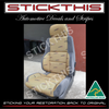 VS GTS-R - Cloth Seat Door Trim Material Interior GTSR grey HSV GTS Yellow Stitch Patern Reproduction Taxi Yellow VR Commodore Tri Spoke Carby Spoiler Wing 