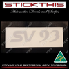 SV93 HSV VQ Statesman Boot Decal