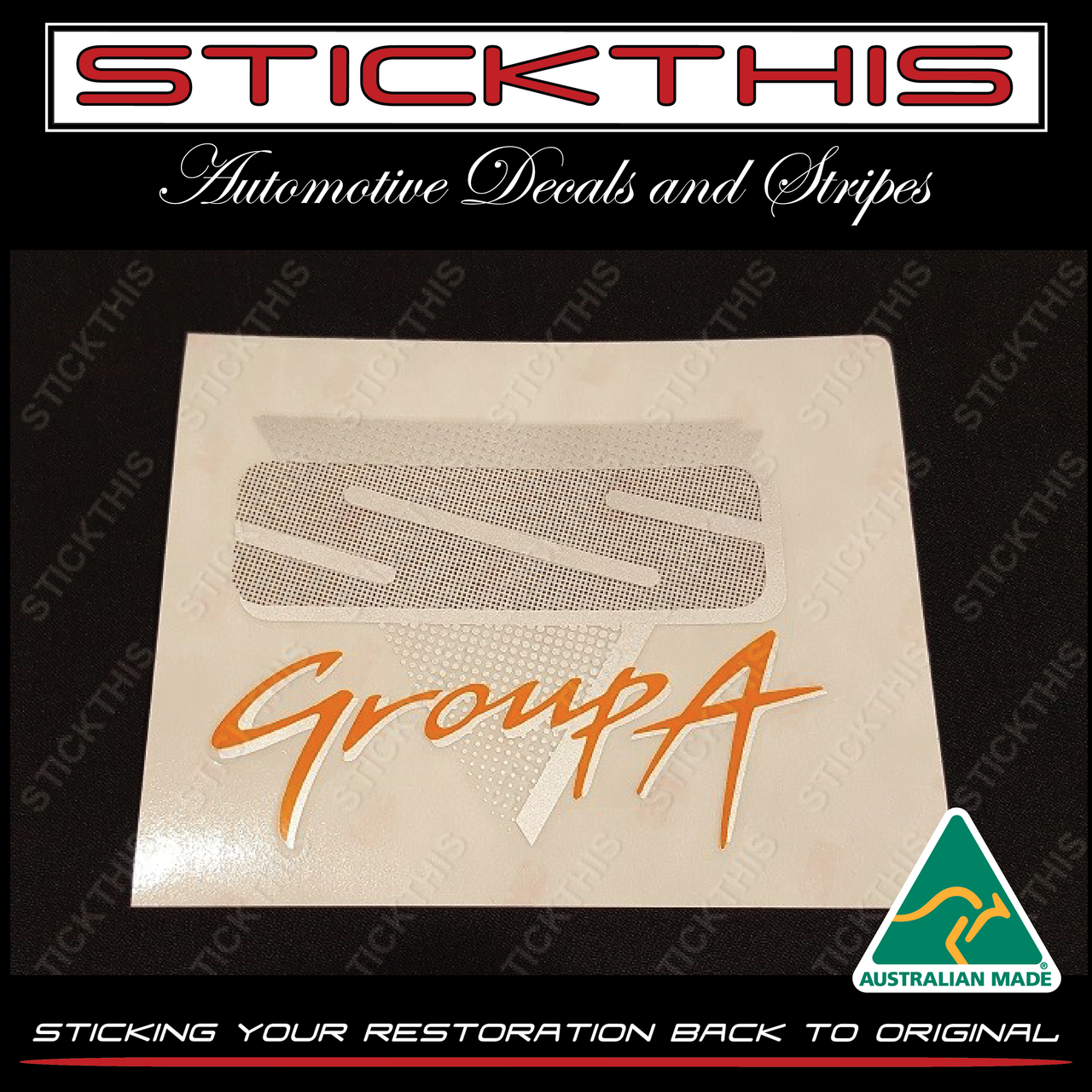 Suits Holden SV HSV VN Group A SS Dash Badge Decal Domed Suits Holden SV HSV VN Group A SS Dash Badge Decal Domed