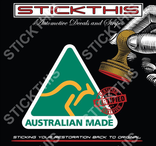 Emission Decal 9946096 EG - HX LX 3.3L Hi Comp (July 76 - June 77)