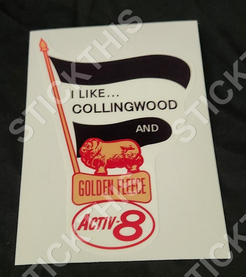 Golden Fleece Activ8, Football VFL AFL - I Like Collingwood