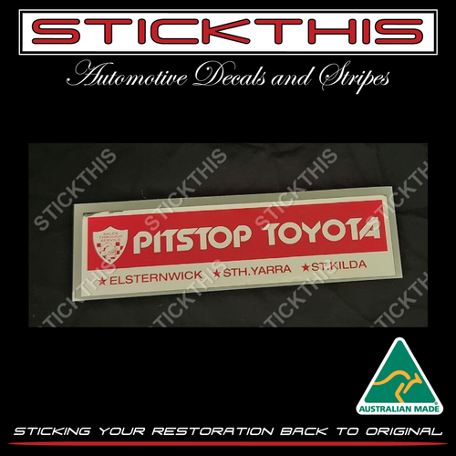 Pitstop Toyota Elsternwick South Yarra St Kilda