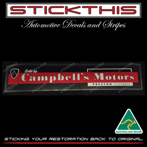 Campbell's Motors - Preston VIC