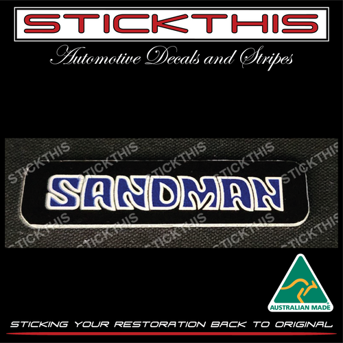 Horn Steering Wheel Insert Badge. HZ Sandman - DY4