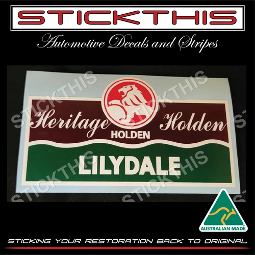Heritage Holden Lilydale VIC - Dealership Dealer Decal Sticker