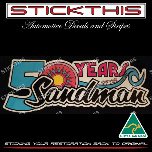 50 Years of the Holden Sandman HQ HJ HX HZ VU VF Decal Sticker