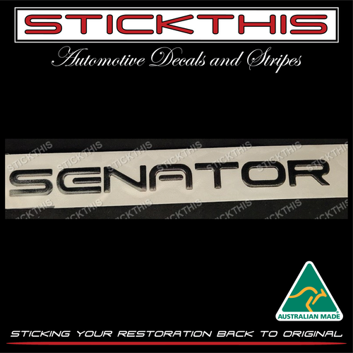 VS Series 2 HSV Senator Body Decal - BLACK
