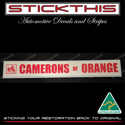Camerons of Orange 70s/80s - NSW