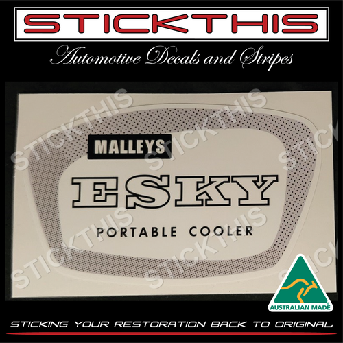 Malleys Esky Portable Cooler Decal