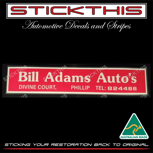 Bill Adams Auto's Phillip ACT