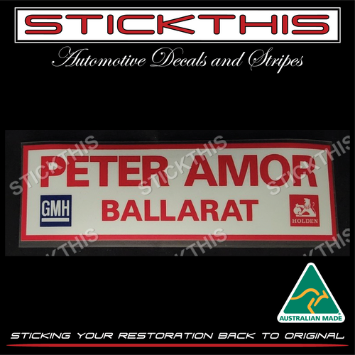 Peter Amor Motors Ballarat GMH Holden VIC