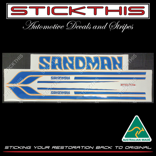 HX HZ DY2 Digital Printed Sandman Stripe and Decal Kit Set