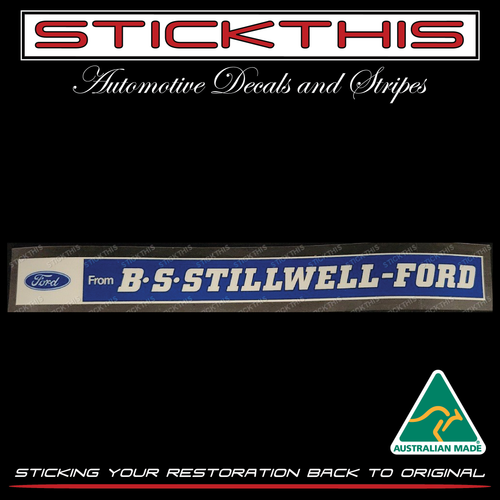 B S Stillwell Ford (Dark Blue) SA