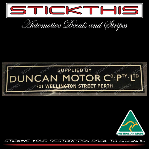 Duncan Motor Co PTY LTD Datsun Nissan Perth WA
