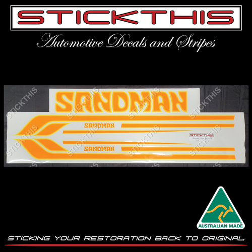 HX DY4 Holden Sandman Stripe Decal Sticker Kits Digital Print