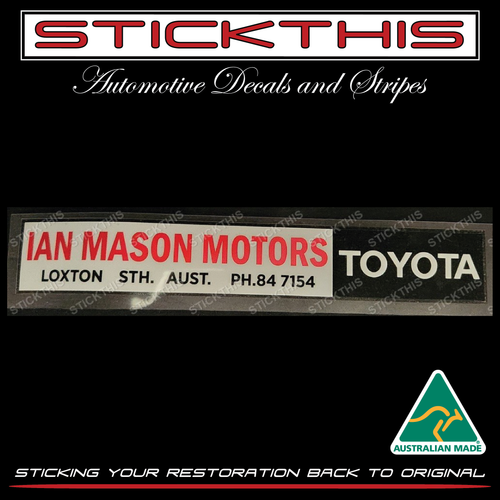 Ian Mason Motors Toyota Loxton SA
