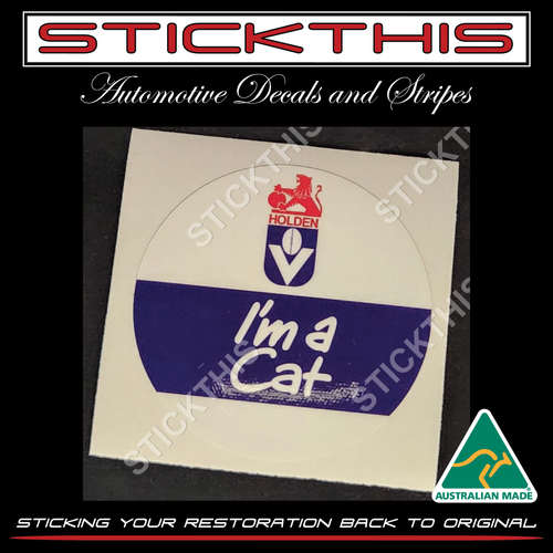 HOLDEN Sponsored 1983, Football VFL AFL Geelong - I'm a Cat