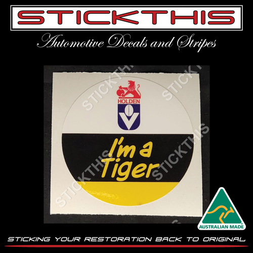 HOLDEN Sponsored 1983, Football VFL AFL Richmond - I'm a Tiger