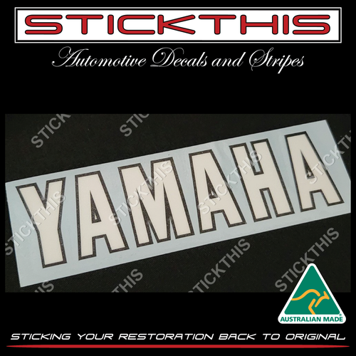 Yamaha Trail or Enduro 125, 175, 250 and 360 Fuel Tank Logo "YAMAHA"