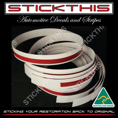 VL SV88 Body Pinstripe.  Red/Maroon