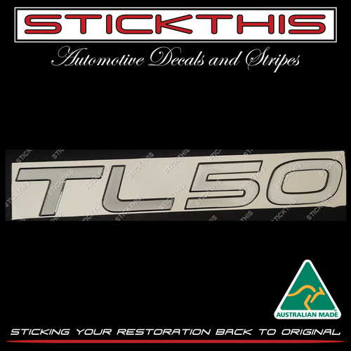 Ford Tickford AU T2 TL50 L/H Side Skirt Badge and Engine Cover