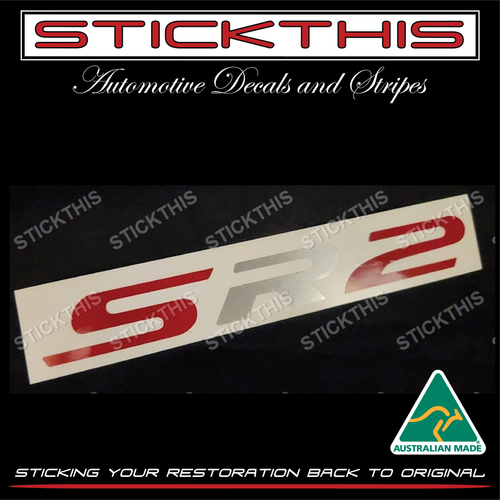 Ford Laser SR2 Xplod Edition 2001 Side "SR2" Decal
