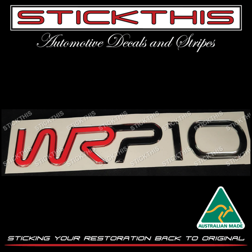 Subaru Impreza WRX WRP10 Front Door Badge