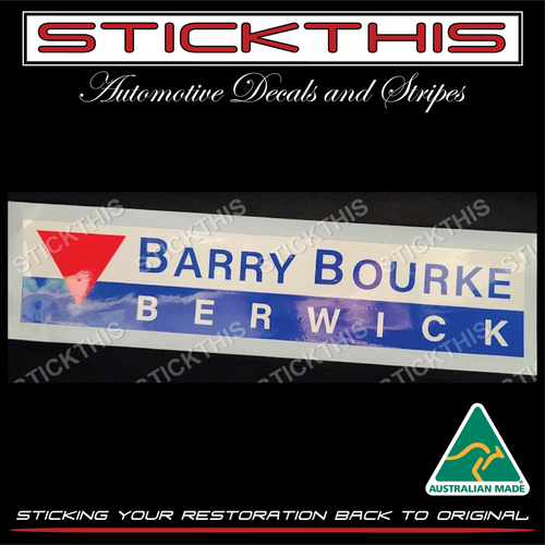 Barry Bourke Berwick VIC