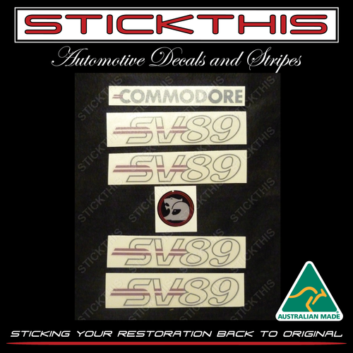 SV89 Complete Body Decal Kit, VN