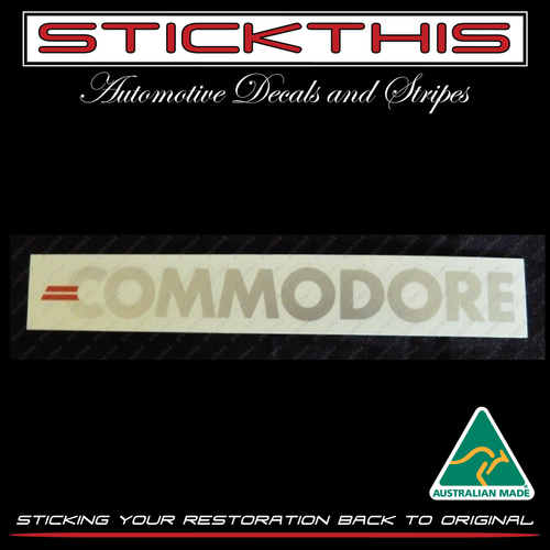 SV3800 COMMODORE Boot Garnish Decal, VN