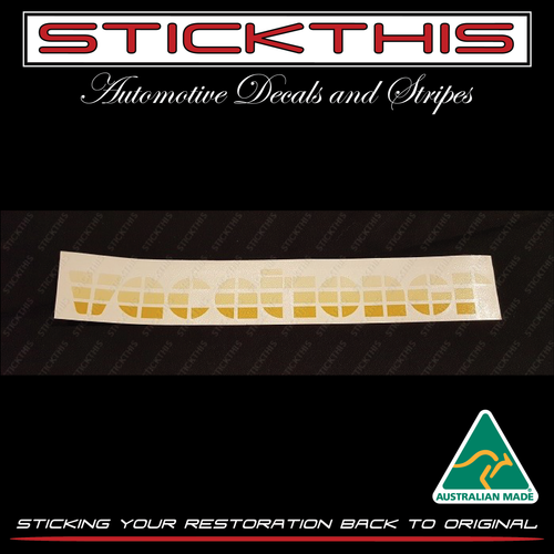 VH Vacationer - Complete Stripe Kit, - Silver With Black Fade