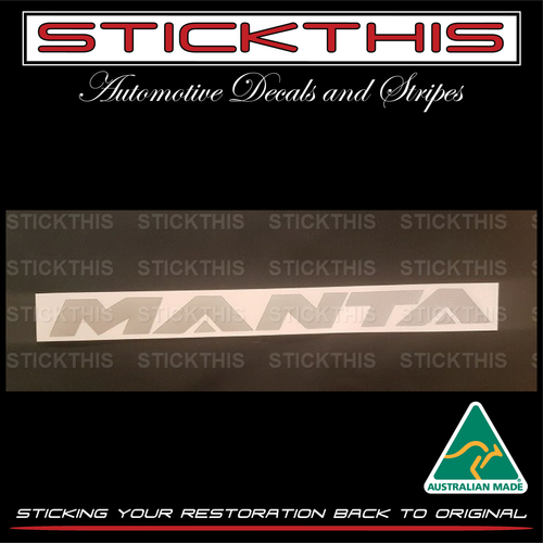 VS Series 1 HSV Manta Body Decal