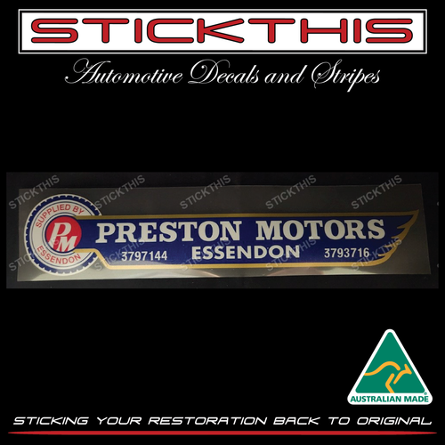 Preston Motors - Essendon VIC