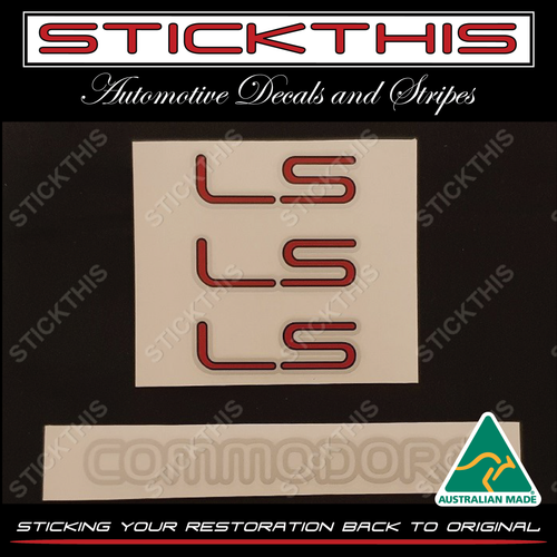 VN LS Commodore Decal Kit