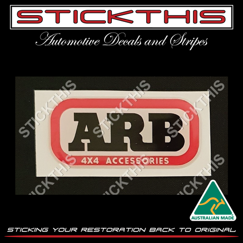ARB Domed Decal 94mm x 45mm