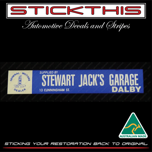 Stewart Jack's Garage - Dalby QLD