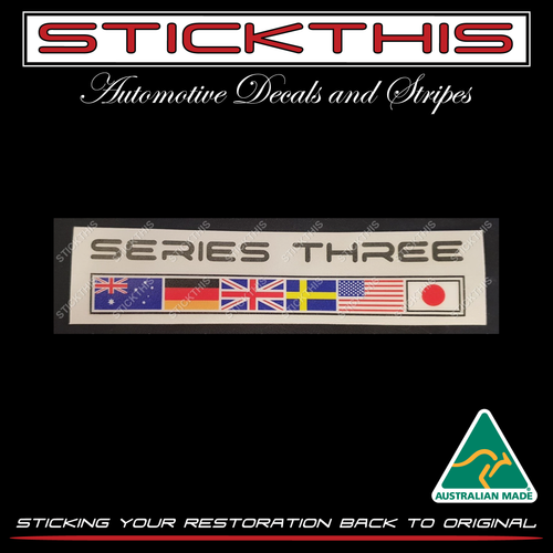 Nissan Bluebird TR.X Sedan "Series Three" Guard Decal