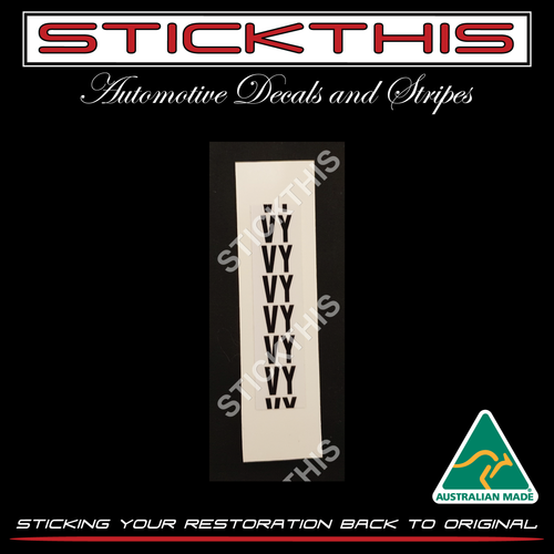 Picking Label VY - VL Speedo Cable LF1/MF5 Late (Aug ’86 onwards)