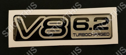 VP Guard Boot Badge V8 6.2 Turbocharged