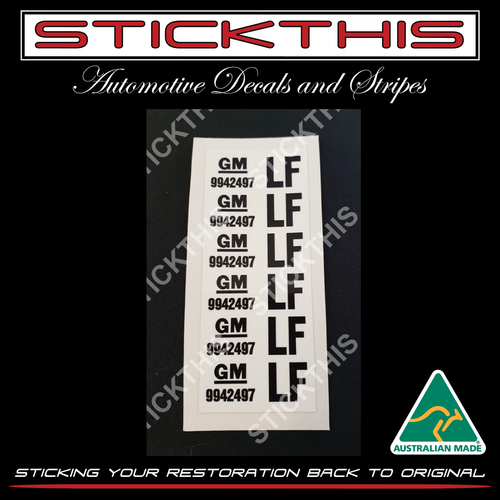 Loom Label - LF 9942497 - HX Single Headlight Harness