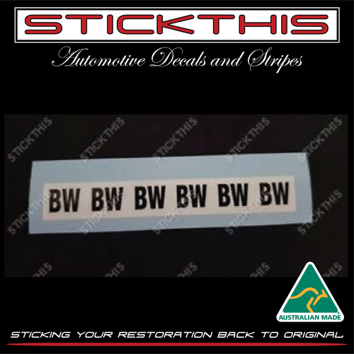 Picking Label BW - VL Fuel Line Near Fuel Tank Tag