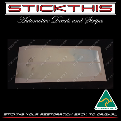 Headlight Lens Reflector Chrome Decals (pair) - VN VP