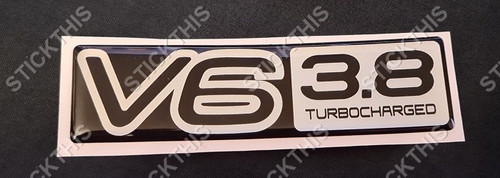 VP Guard Boot Badge V6 3.8 Turbocharged
