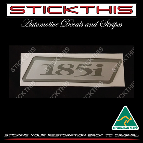 Tailgate Badge 185i - VS Series 3 HSV Maloo Ute
