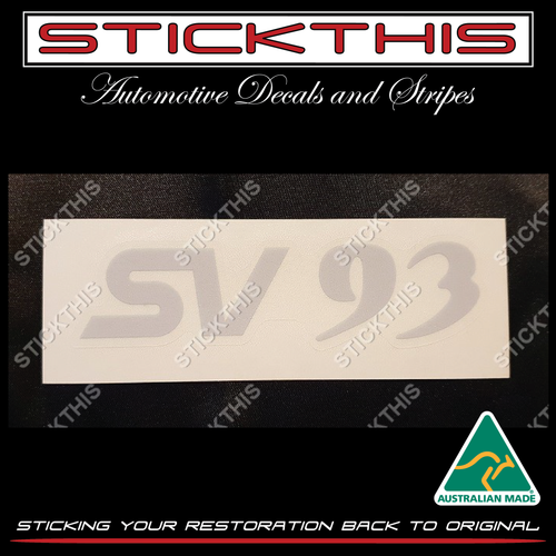 SV93 HSV VQ Statesman Boot Decal